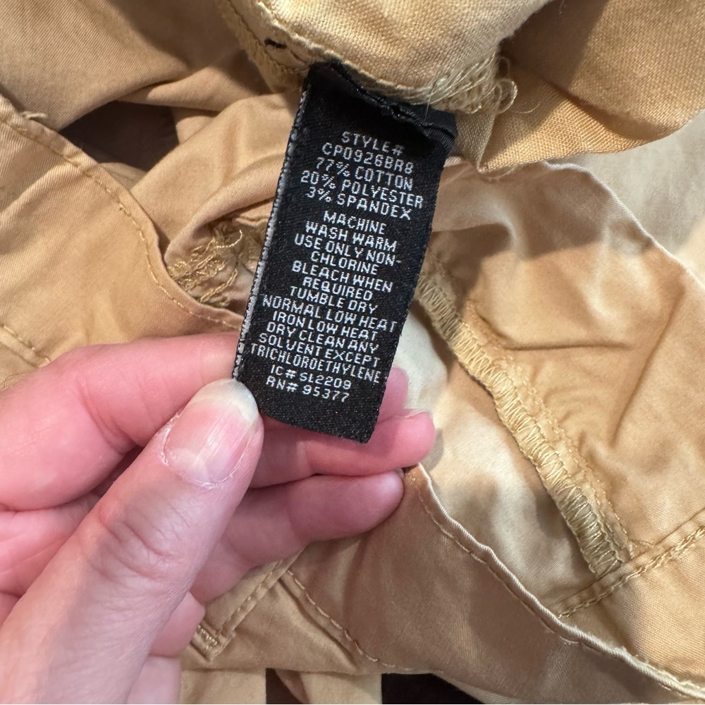 Sanctuary Women’s Beige Cali-Cargo Standard Rise Pants, Size 26 - Picture 10 of 13